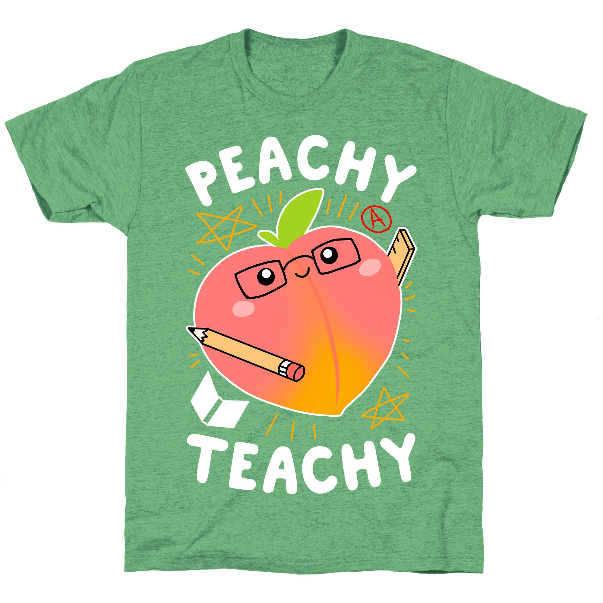Peachy Teachy Unisex Triblend Tee